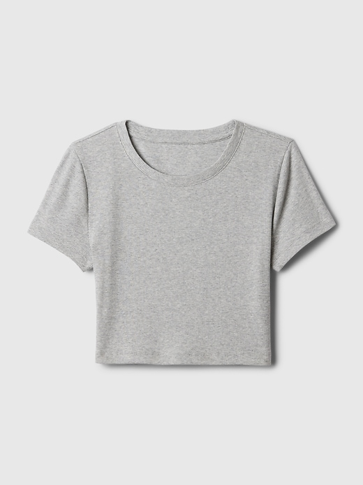 Image number 5 showing, Modern Rib Cropped T-Shirt