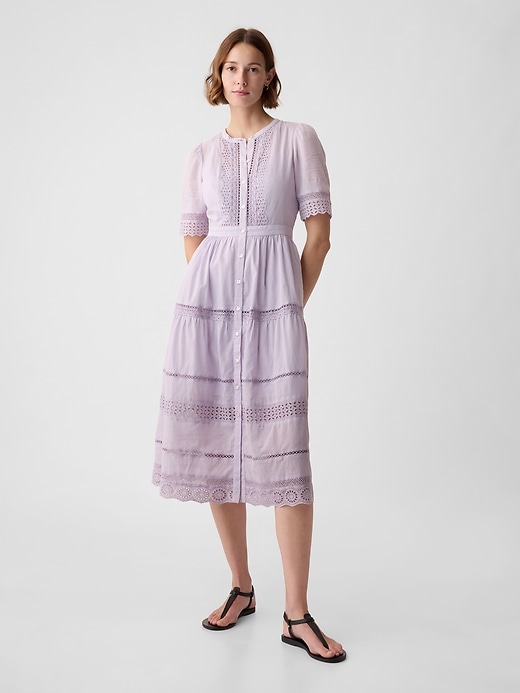 Image number 8 showing, Lace Midi Dress