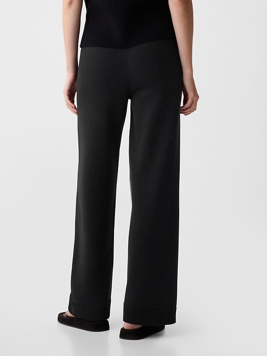 Image number 2 showing, Wide-Leg Sweater Pants