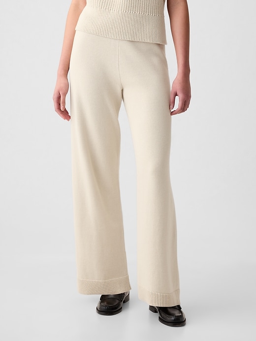 Image number 10 showing, Wide-Leg Sweater Pants