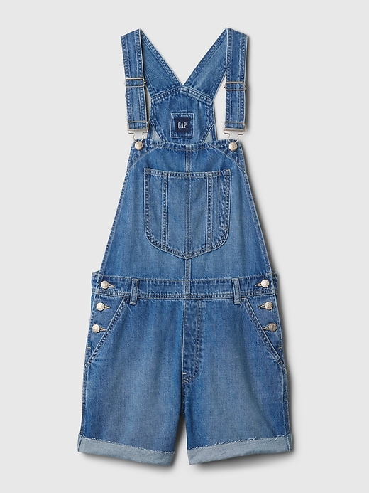 Image number 6 showing, Denim Shortalls