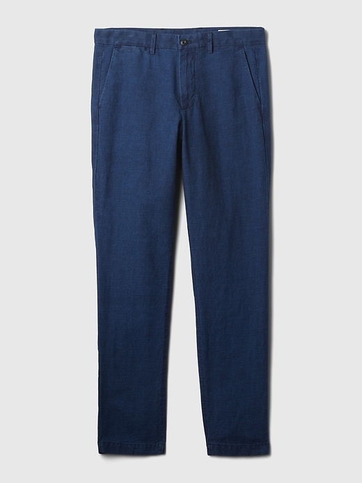 Image number 5 showing, Linen-Cotton Trousers in Slim Fit