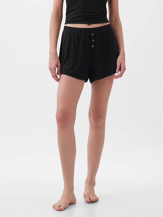 Image number 8 showing, Mini Rib PJ Shorts