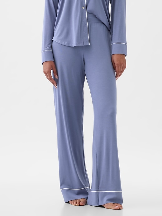 Buy Shapes and Curves Basic Silk Pajama Long Pants Set Lounge Wear  Sleepwear 2024 Online