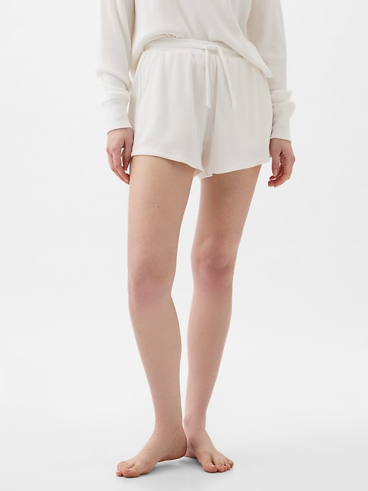 Image number 4 showing, Waffle PJ Shorts