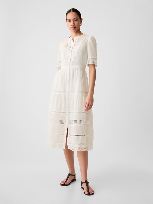 Image number 3 showing, Lace Midi Dress