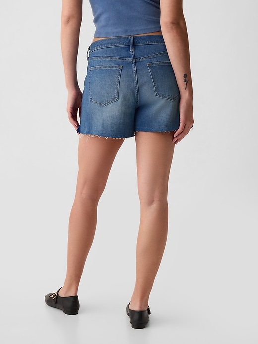 Image number 6 showing, 4" High Rise Girlfriend Denim Shorts