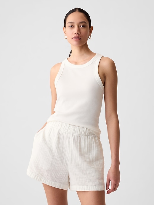 Image number 1 showing, Modern Rib Halter Tank Top