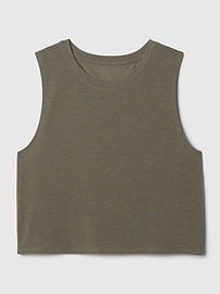 View large product image 11 of 18. GapFit Breathe Cropped Muscle T-Shirt