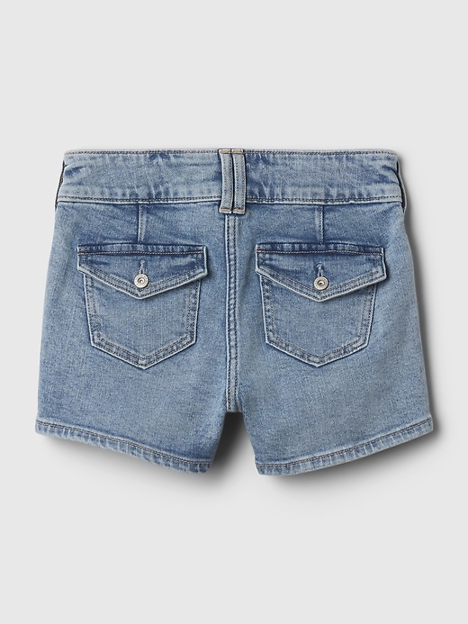 Image number 5 showing, Kids Low Rise Y2K Denim Shortie Shorts