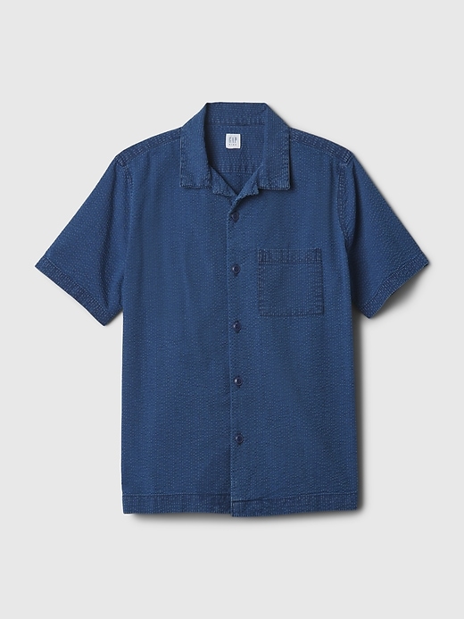 Image number 5 showing, Kids Seersucker Oxford Shirt