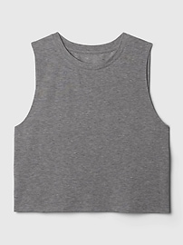 View large product image 18 of 18. GapFit Breathe Cropped Muscle T-Shirt