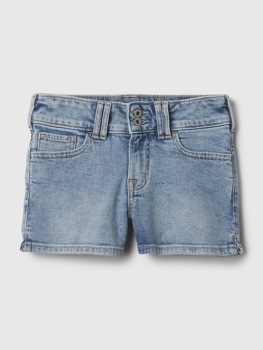 Image number 8 showing, Kids Low Rise Y2K Denim Shortie Shorts