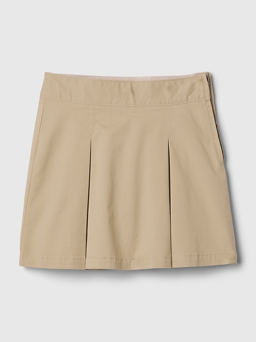 Image number 5 showing, Kids Uniform Pleated Khaki Skort