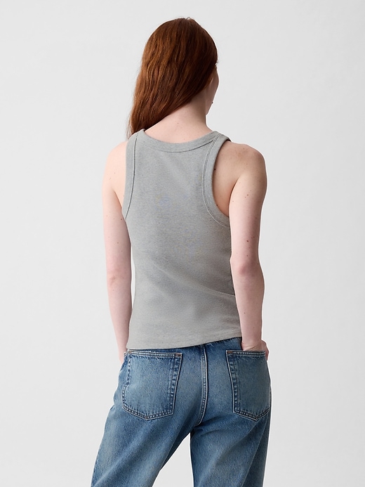 Image number 2 showing, Modern Rib Halter Tank Top