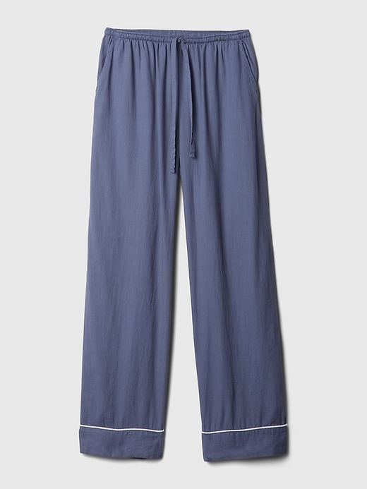 Image number 7 showing, Linen-Blend PJ Pants