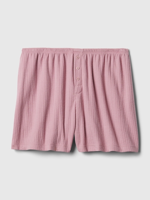 Image number 10 showing, Pointelle PJ Shorts