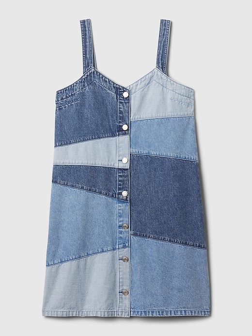 Image number 7 showing, Patchwork Denim Mini Dress