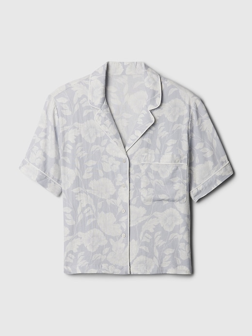 Image number 4 showing, Linen-Blend PJ Shirt