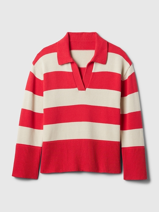Image number 5 showing, 24/7 Split-Hem Polo Sweater