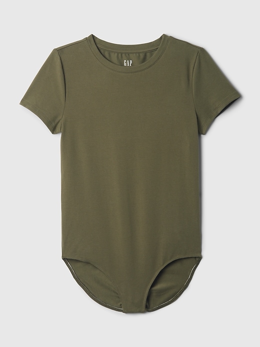 Image number 8 showing, Compact Jersey T-Shirt Bodysuit