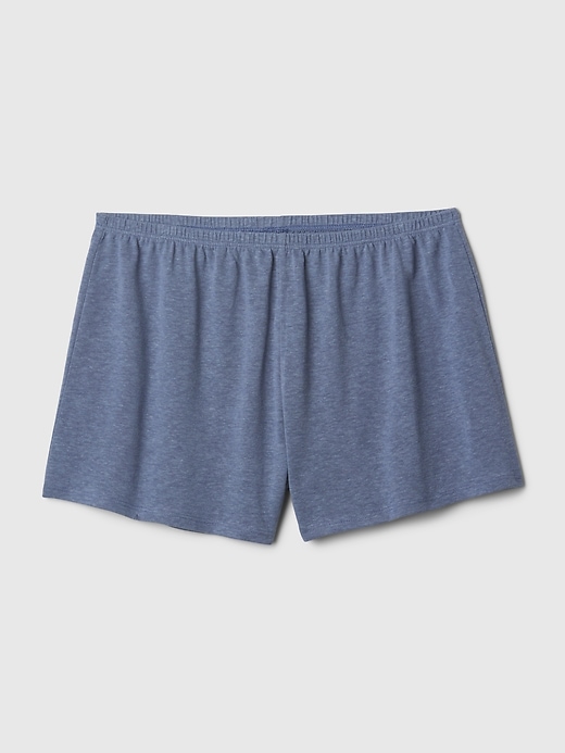 Image number 4 showing, Linen-Blend PJ Shorts