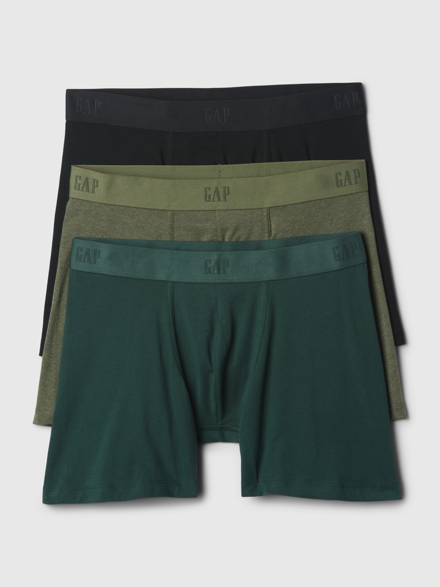 5" Boxer Briefs (3-Pack) - Green