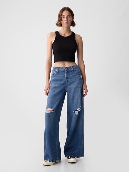 Image number 1 showing, Mid Rise UltraSoft Baggy Jeans