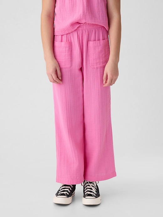 Image number 3 showing, Kids Crinkle Gauze Pants