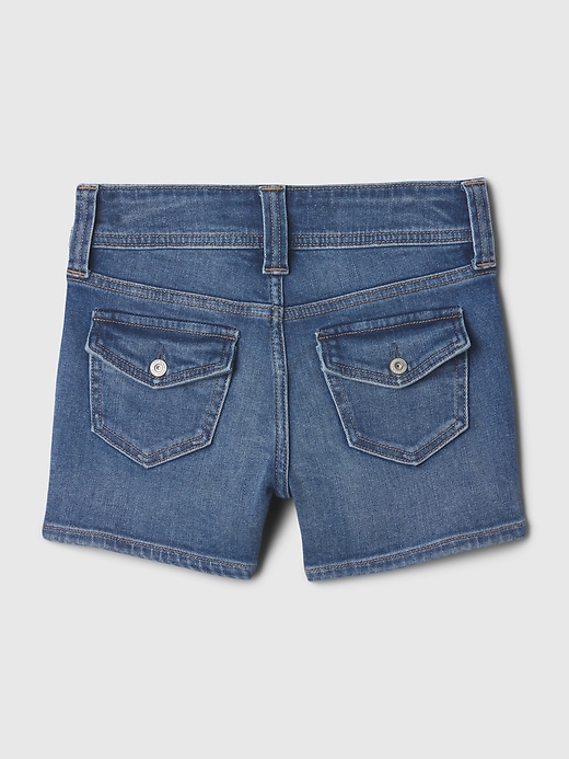 Image number 9 showing, Kids Low Rise Y2K Denim Shortie Shorts