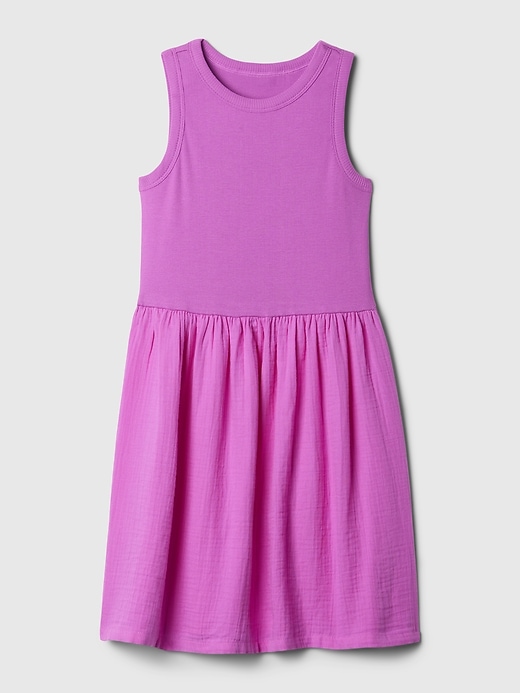 Image number 7 showing, Kids Crinkle Gauze Tank Dress