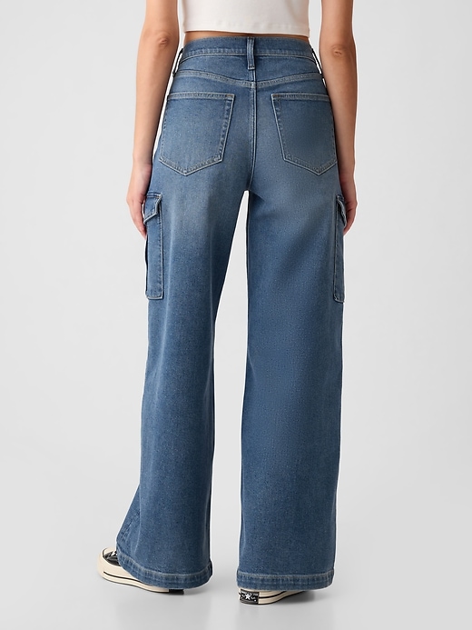 Image number 9 showing, High Rise Stride Wide-Leg Jeans