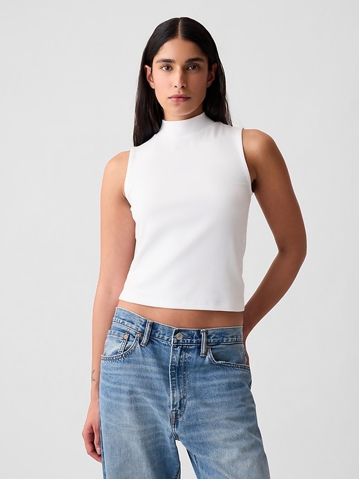 Image number 5 showing, Modern Mockneck Tank Top