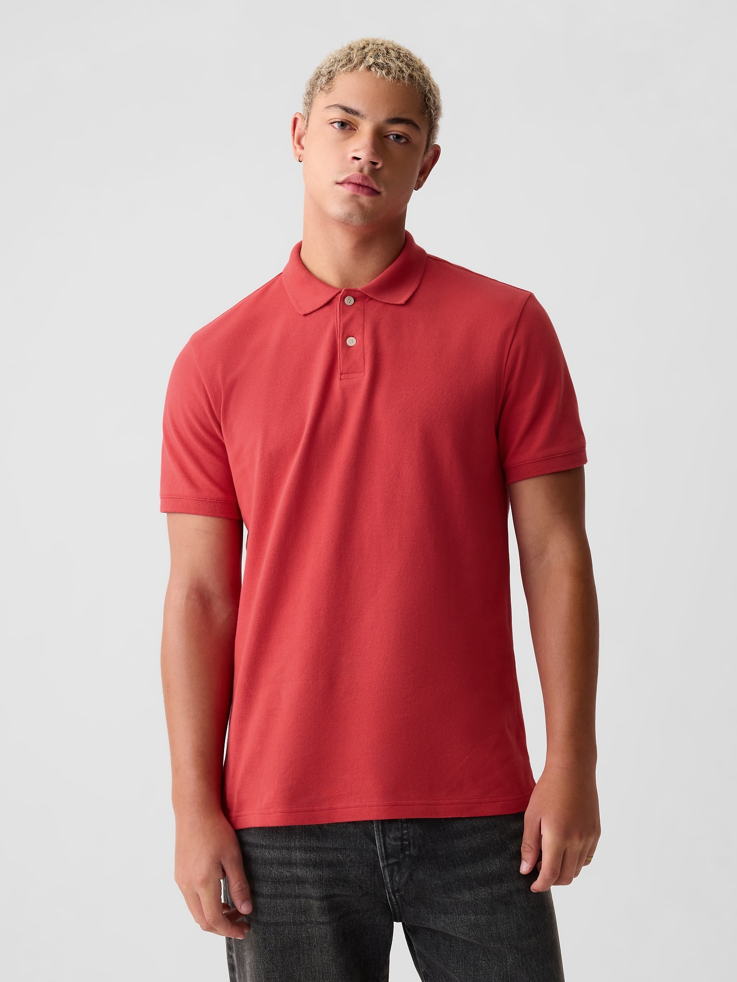 Pique Polo Shirt