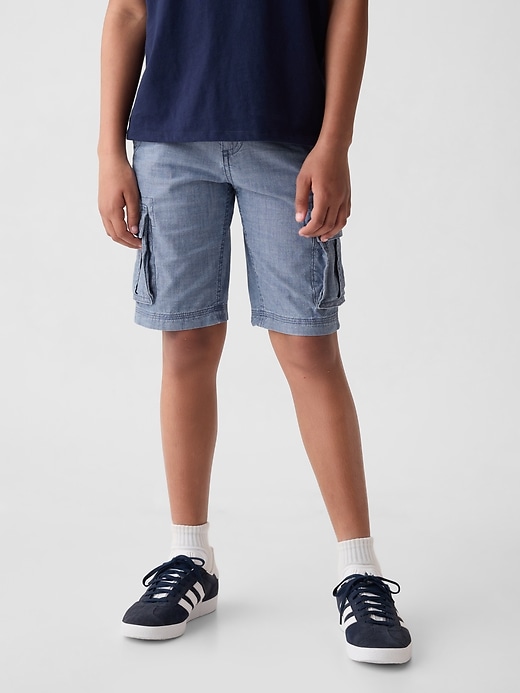 Image number 2 showing, Kids Denim Cargo Shorts