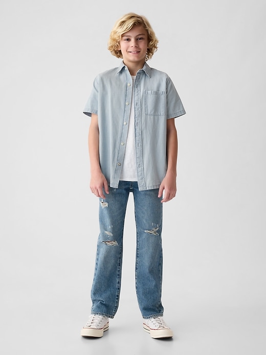 Image number 3 showing, Kids Denim Shirt