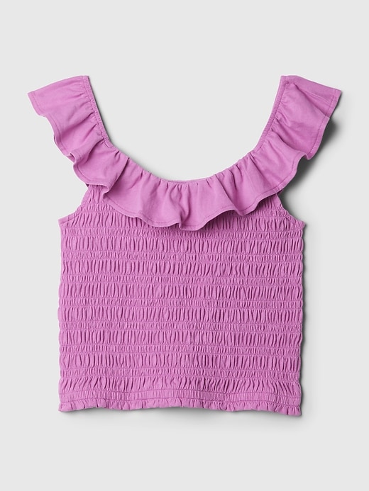 Image number 5 showing, Kids Ruffle Smocked Tank Top