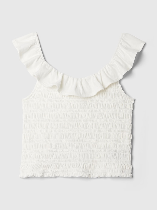 Image number 5 showing, Kids Ruffle Smocked Tank Top