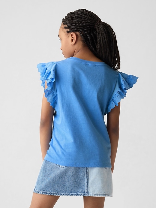 Image number 2 showing, Kids Eyelet T-Shirt