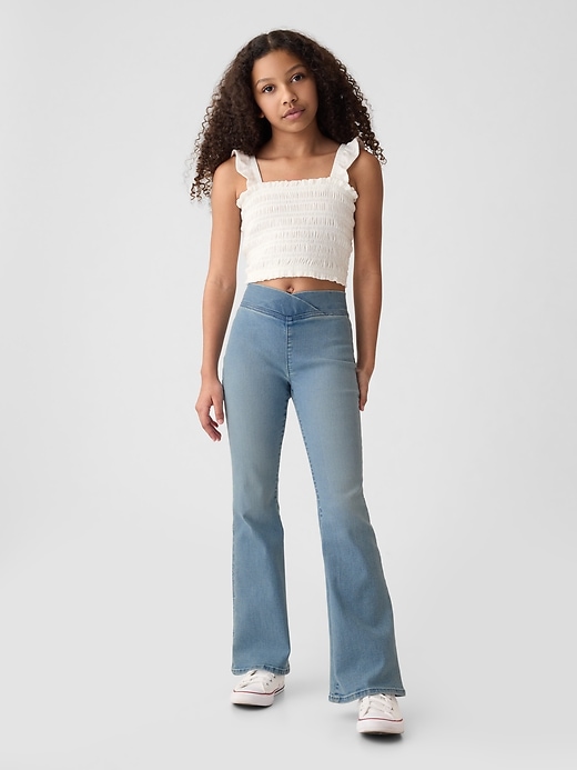 Image number 7 showing, Kids High Rise Crossover Flare Jeans