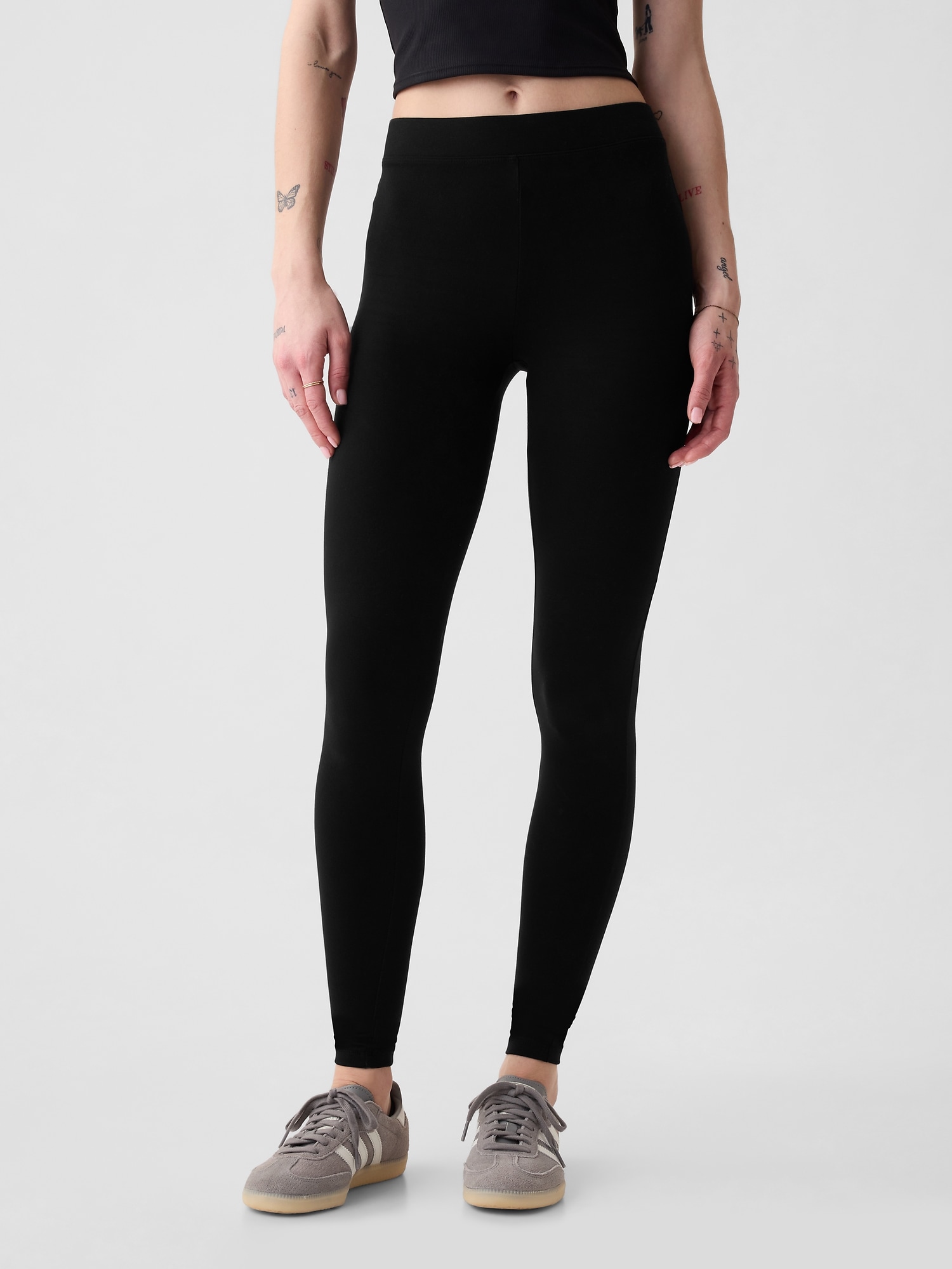 Silky Ladies 1 Pair Plain Everyday Leggings Medium Black : :  Fashion