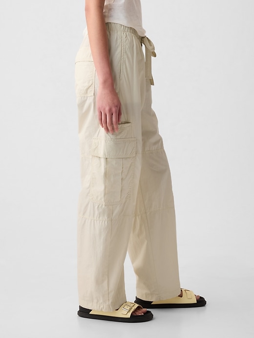 Image number 9 showing, Mid Rise Cargo Parachute Pants