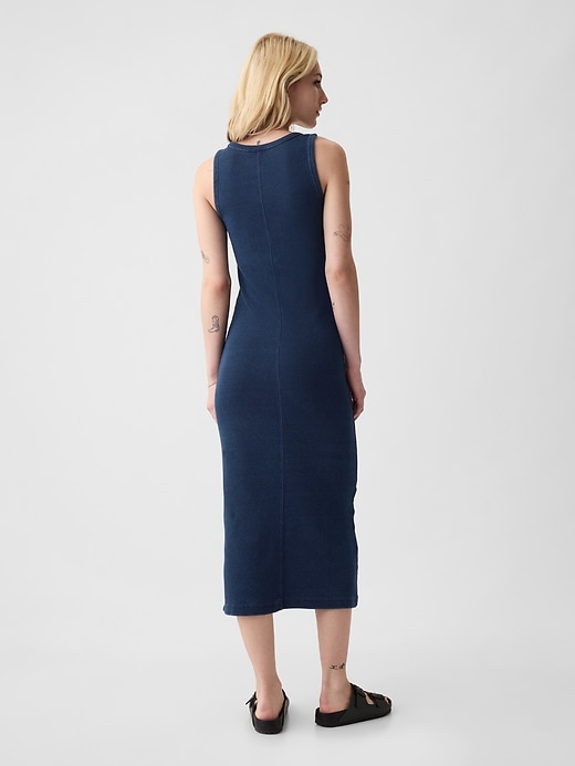 Image number 2 showing, Rib Midi Tank Dress