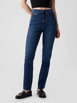 High Rise Vintage Slim Jeans | Gap