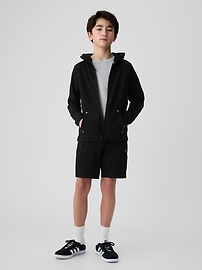 View large product image 3 of 12. GapFit Kids Fit Tech Hoodie