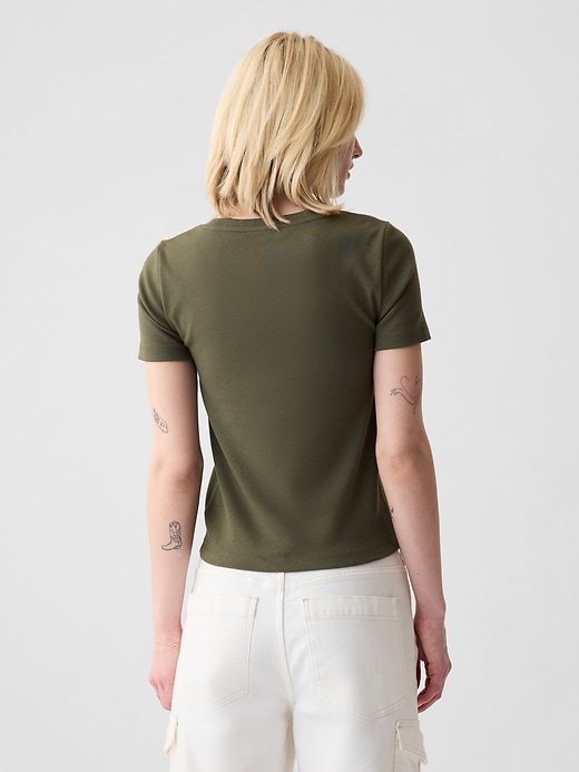 Image number 2 showing, Modern Cropped T-Shirt