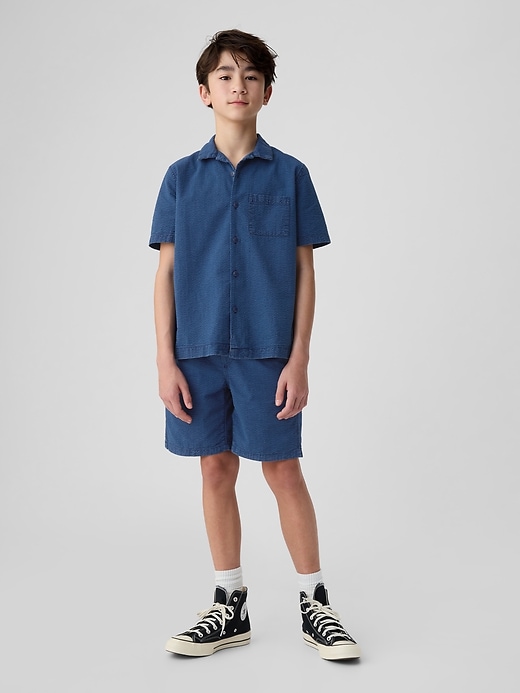 Image number 3 showing, Kids Seersucker Oxford Shirt