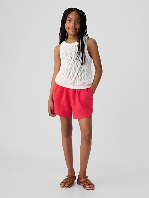 Image number 6 showing, Kids Crinkle Gauze Shorts