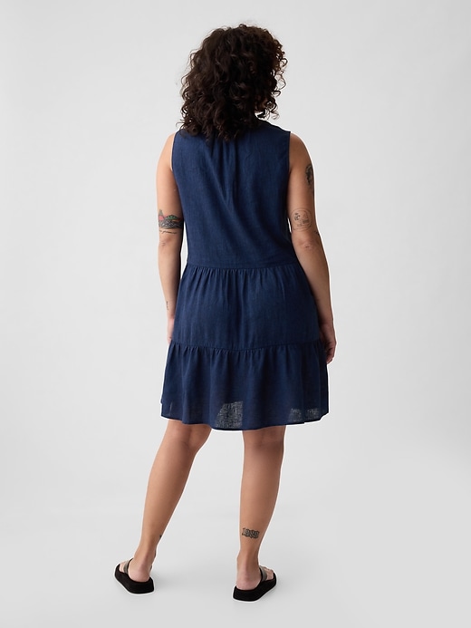 Image number 5 showing, Eyelet Mini Shirtdress