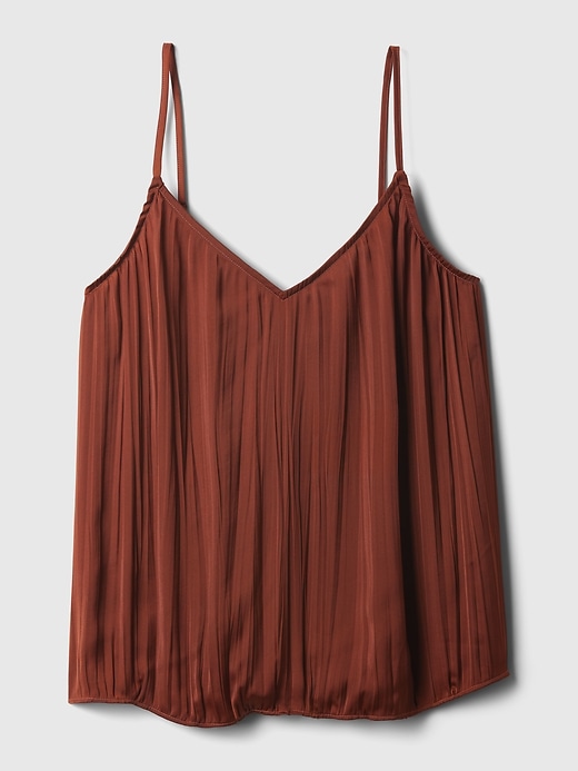 Image number 9 showing, Pleated Satin Cami